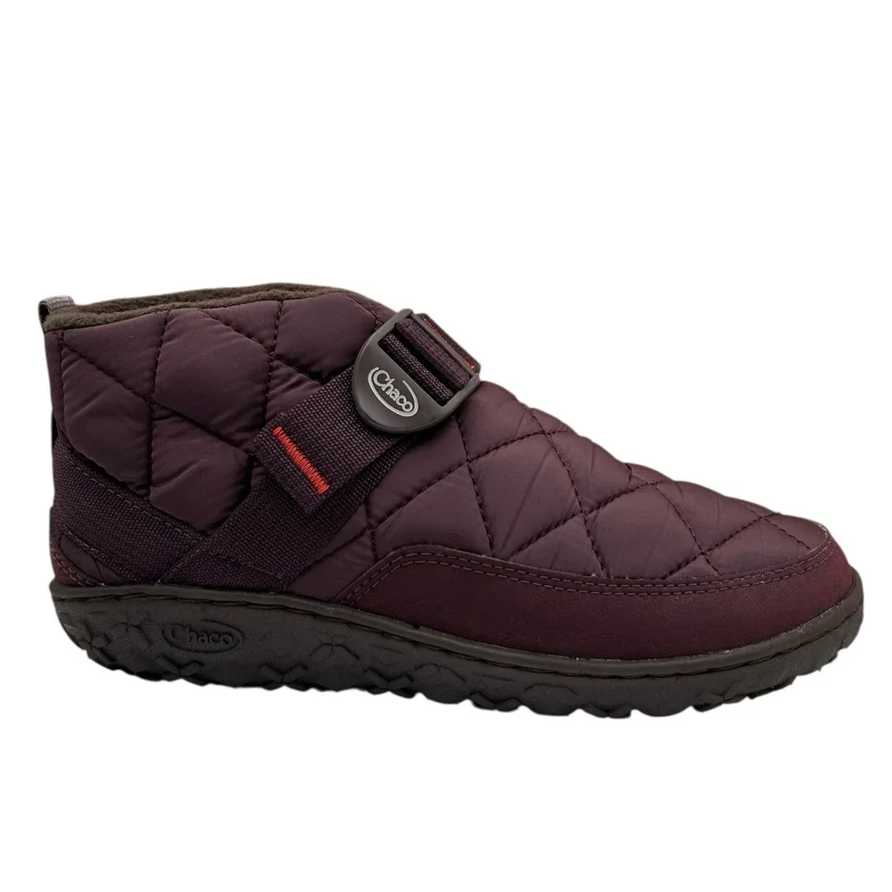 Chaco Youth Girls Boys Ramble Fluff Chukka Booties Water Resistant Size 4 Plum